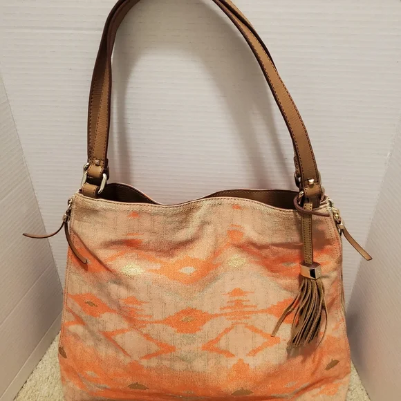 Stella & Dot Canvas Bag. NWOT. - Picture 6 of 13